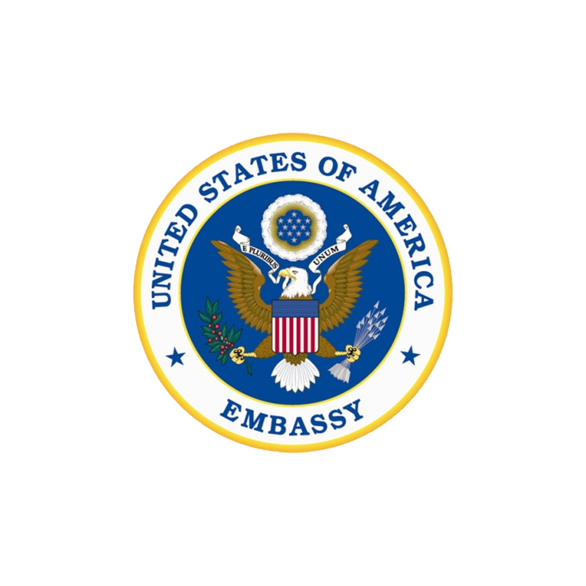 Image containing the logo of United States of America Embassy